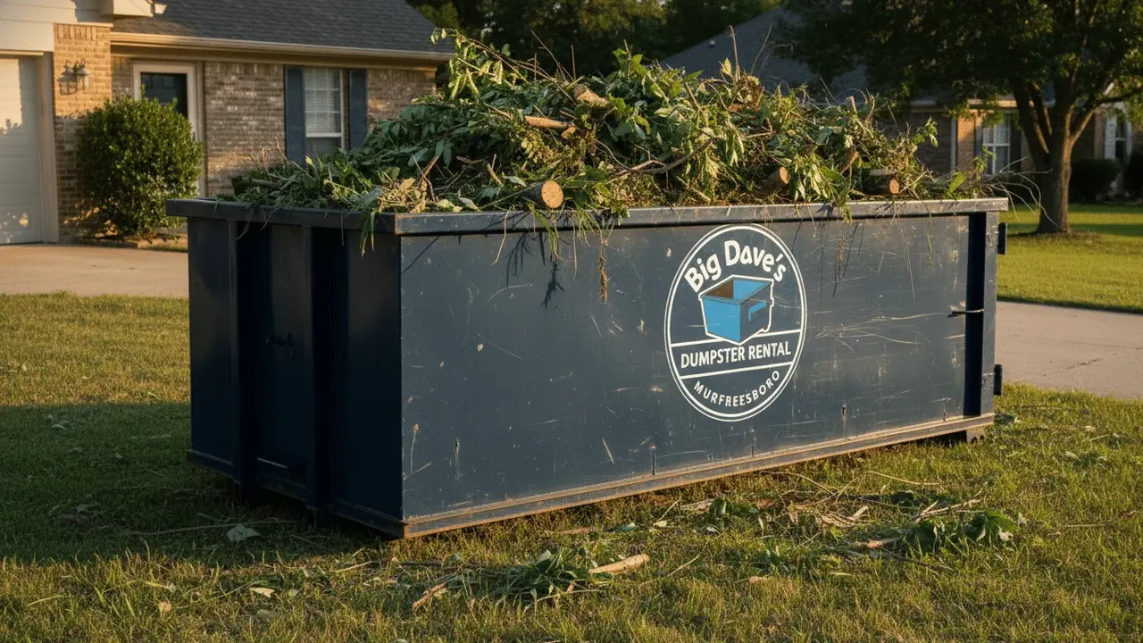 Storm Cleanup Dumpster Guide | Middle Tennessee | Big Dave's
