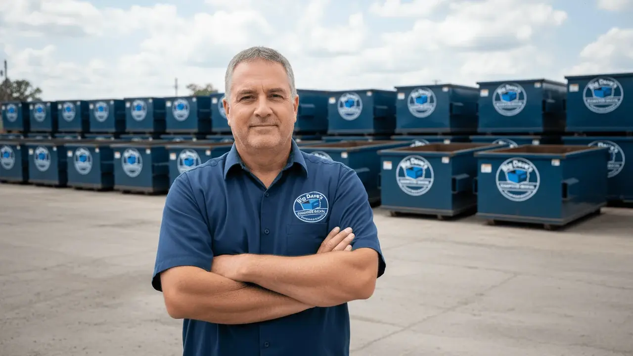 Dave Pruitt — Owner & Founder Dave Pruitt, owner and founder of Big Dave's Dumpster Rental, in Murfreesboro, TN